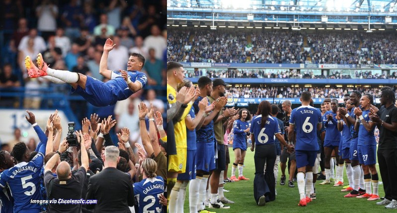 Chelsea Legend Thiago Silva Bids Emotional Farewell Photo Via Chelseafc.com