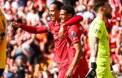 Liverpool Demolish 10-Man Wolves 2-0 in Premier League Cruise