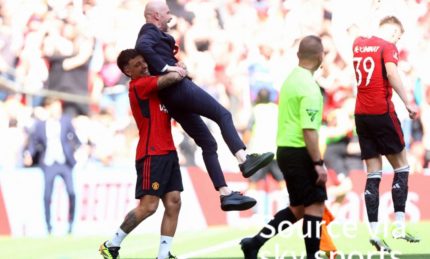 Manchester United Triumphs Over Manchester City with 2-1 Victory in FA Cup Final