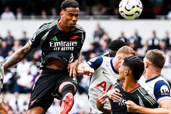 Gabriel's Header Seals Arsenal Victory in Heated North London Derby Against Spurs