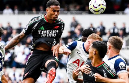 Gabriel's Header Seals Arsenal Victory in Heated North London Derby Against Spurs