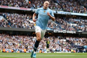 Haaland Brace Powers Manchester City to 2-1 Triumph Over Brentford