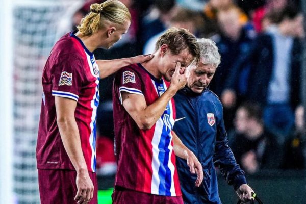 Martin Odegaard Suffers Ankle Injury During Norway’s Nations League Match