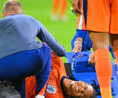 Nathan Ake Stretchered Off in Tears During Netherlands vs Germany