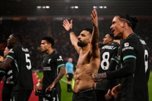 Liverpool Edges Southampton 3:2 through Salah brace and Reaches Milestone