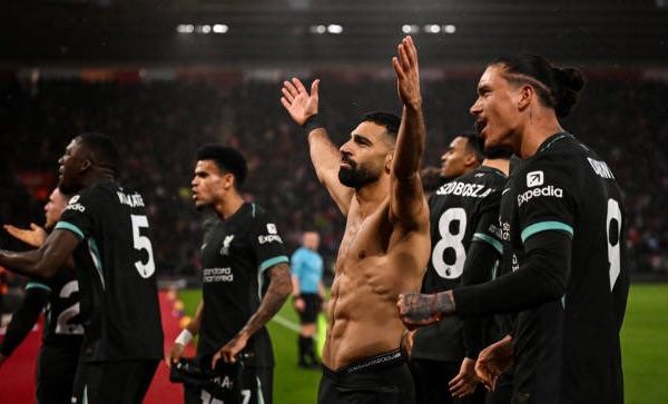 Liverpool Edges Southampton 3:2 through Salah brace and Reaches Milestone