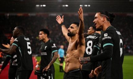 Liverpool Edges Southampton 3:2 through Salah brace and Reaches Milestone