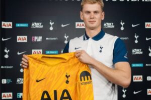 Goalkeeper Antonín Kinský has signed for Tottenham for £12.5 million