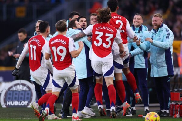 Wolves 0-1 Arsenal's: Riccardo Calafiori Secures Win as Gunners Overcome Myles Lewis-Skelly’s Controversial Red Card