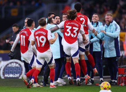 Wolves 0-1 Arsenal's: Riccardo Calafiori Secures Win as Gunners Overcome Myles Lewis-Skelly’s Controversial Red Card