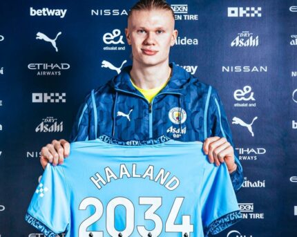 Erling Haaland Signs New Long-Term Manchester City Contract Until 2034