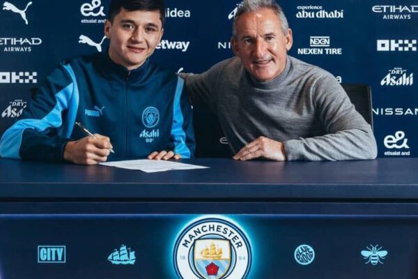 Manchester City Complete £33.6m Signing of Khusanov Until 2029