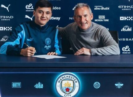 Manchester City Complete £33.6m Signing of Khusanov Until 2029