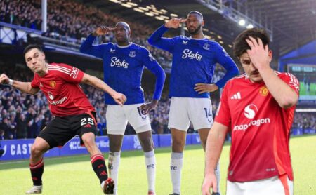 Everton 2-2 Man Utd: Controversial VAR Decision Denies Everton Late Penalty in Dramatic Draw