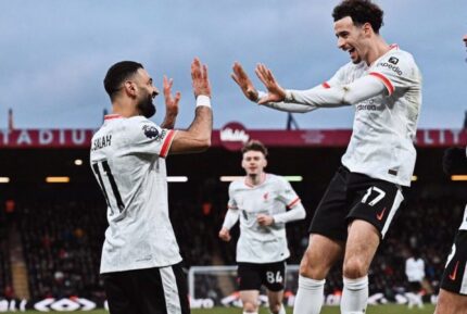 Salah’s Double Sinks Bournemouth as Liverpool Extend Lead to Nine Points