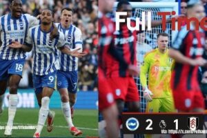 Brighton And Hove Albion Scored Late-Game Heroics Stun Fulham in Thrilling 2-1 Victory