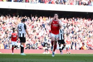 Arsenal Relief as Rice Secures Narrow Win Over Newcastle to Seal Champions League Return