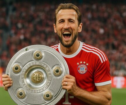 HARRY KANE FINALLY WINS TROPHY AS BAYERN MUNICH CLINCH BUNDESLIGA TITLE