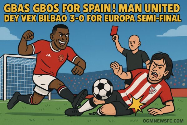 Gbas Gbos for Spain! Man United Dey Vex Bilbao 3-0 for Europa Semi-Final