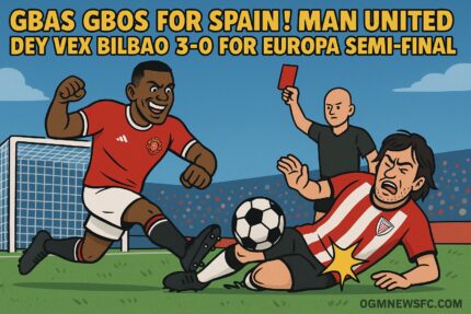 Gbas Gbos for Spain! Man United Dey Vex Bilbao 3-0 for Europa Semi-Final