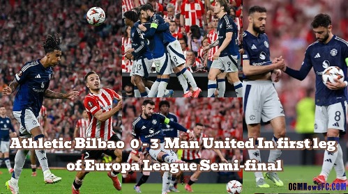 Manchester United Thrash Bilbao 3-0 in Europa League Semi-Final First Leg