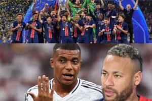 Kylian Mbappé, Neymar Congratulate PSG on Historic First Champions League Title