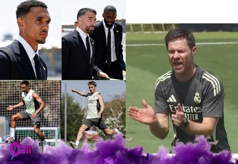 Inside Xabi Alonso’s First Real Madrid Training: Fast Tempo, Tactical Drills, and a Star Debut