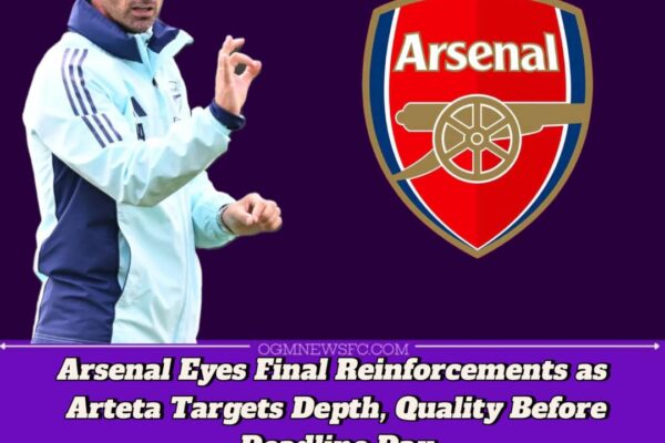 ARTETA: ARSENAL "SHORT ON NUMBERS" AS TRANSFER WINDOW HEATS UP