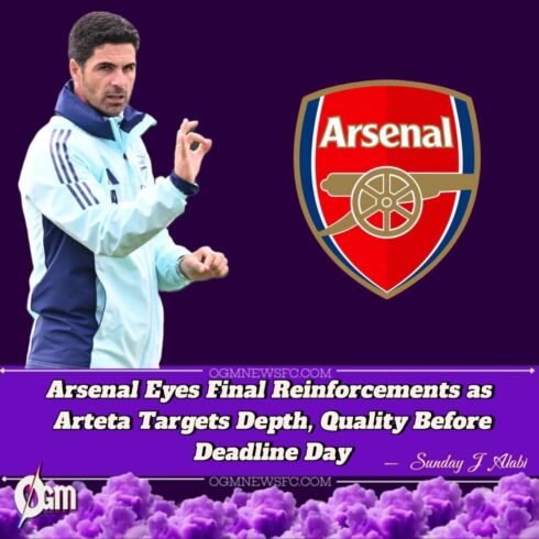 ARTETA: ARSENAL "SHORT ON NUMBERS" AS TRANSFER WINDOW HEATS UP