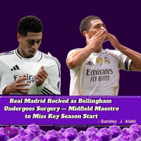 Jude Bellingham Out Until October After Shoulder Surgery — Real Madrid Star Faces Three-Month Layoff