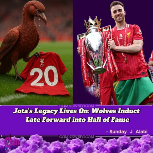 WOLVES INDUCT DIOGO JOTA INTO HALL OF FAME AFTER TRAGIC PASSING