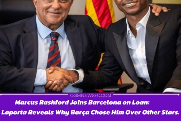 Marcus Rashford Joins Barcelona on Loan: Laporta Hails 'Hungry' Signing with Big Dreams