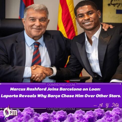 Marcus Rashford Joins Barcelona on Loan: Laporta Hails 'Hungry' Signing with Big Dreams
