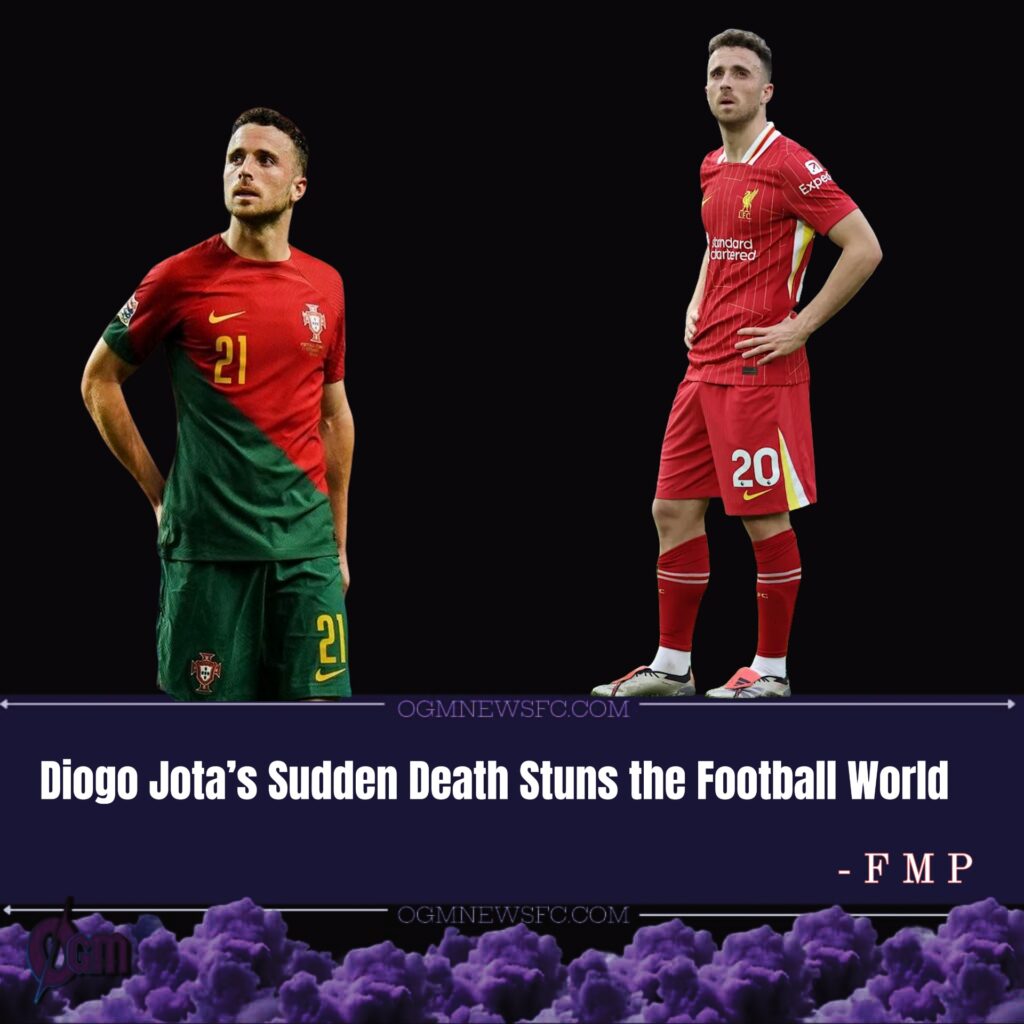 Silence Falls Over Football Diogo Jota’s Tragic Death Sparks Global Grief