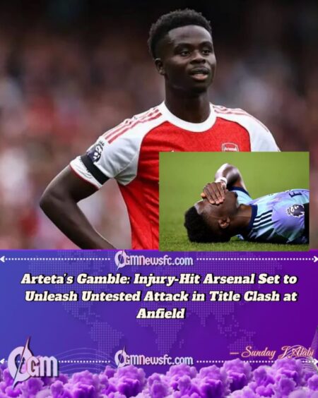 Arsenal Face Liverpool Crisis with Seven Stars Potentially Sidelined as Arteta Prepares Untested Frontline