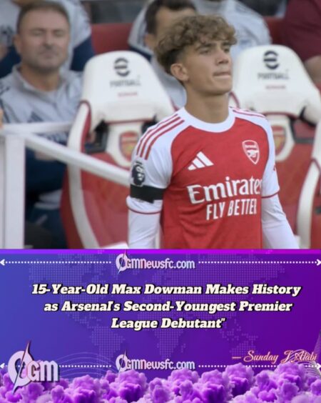Arsenal's Latest Wonderkid: Max Dowman Makes History as Second-Youngest Premier League Debutant in Club's Storied Legacy