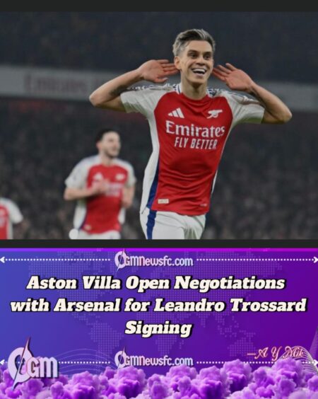 Aston Villa Open Negotiations with Arsenal for Leandro Trossard Signing