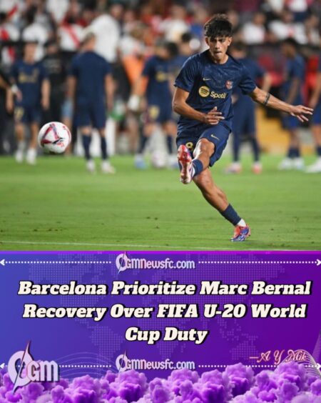 Barcelona Reject RFEF Request for Marc Bernal to Play at FIFA U-20 World Cup
