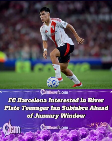 FC Barcelona Set Sights on River Plate Wonderkid Ian Subiabre With Contract Expiring in 2026