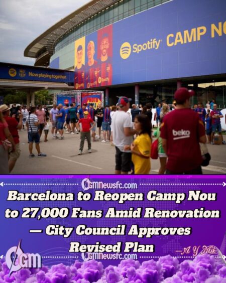 Barcelona Reach Agreement for Partial Camp Nou Reopening with 27,000 Fans Amid Renovation Delays