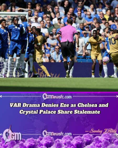 Chelsea Dominate Possession but Palace Hold Firm in Goalless Stamford Bridge Opener