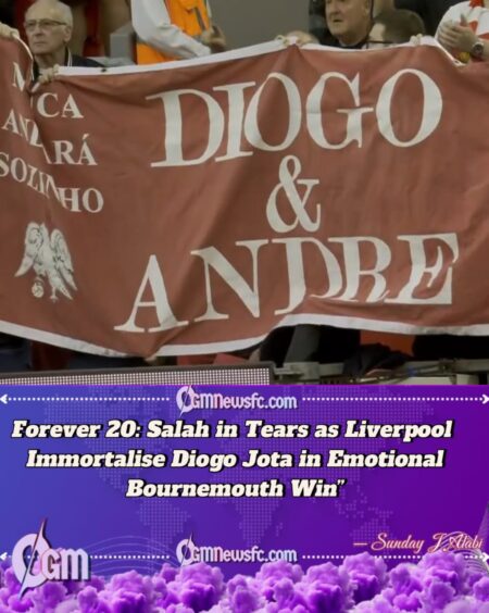 Anfield Unites for Diogo Jota: Salah Leads Liverpool’s Heartfelt Tribute in 4-2 Victory”