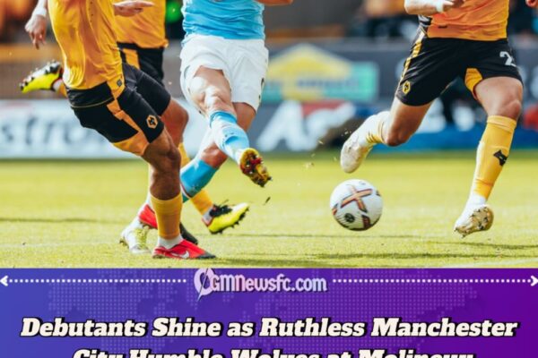 Haaland Brace, Reijnders Masterclass: Manchester City Crush Wolves 4–0 in Season Opener