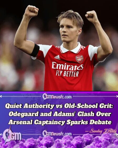 Odegaard Claps Back at Adams: Arsenal Captain Defends Leadership Amid Calls for Rice to Take Armband