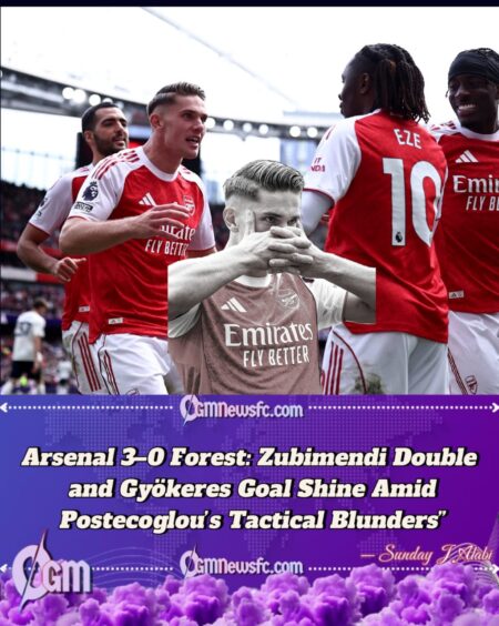 Arsenal 3-0 Nottingham Forest: Zubimendi's Double Strike Leaves Postecoglou Seeing Red