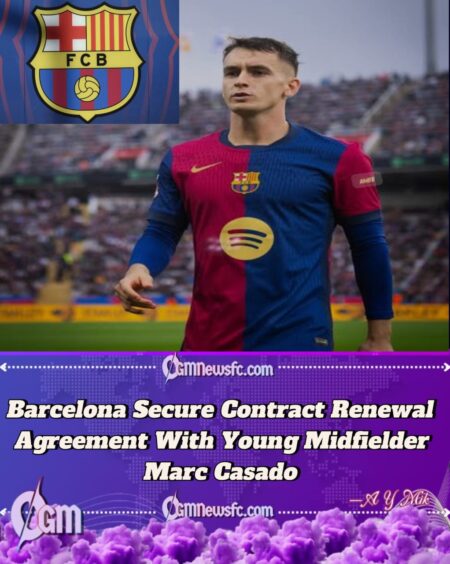 Barcelona Secure Contract Renewal Agreement With Rising Midfield Talent Marc Casado