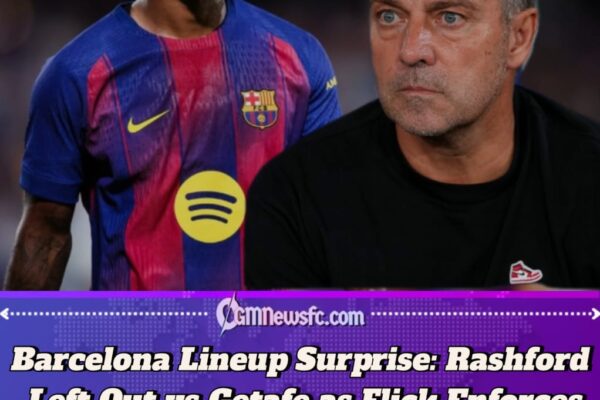 Barcelona Punish Marcus Rashford: Flick Benches Forward for Being Late to Training