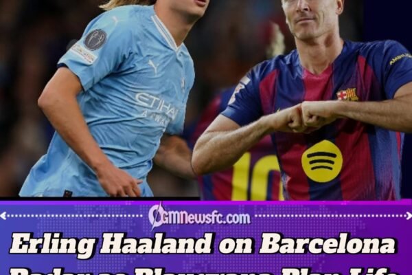 Barcelona Eye €180 Million Manchester City Star Erling Haaland as Lewandowski Successor