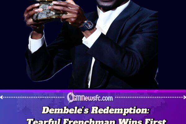 Tearful Dembele Crowned Ballon d’Or Winner as PSG Dominate Awards