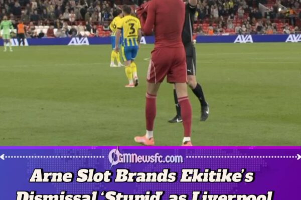 Hugo Ekitike Faces Huge Liverpool Fine After 'Stupid' Red Card Against Southampton